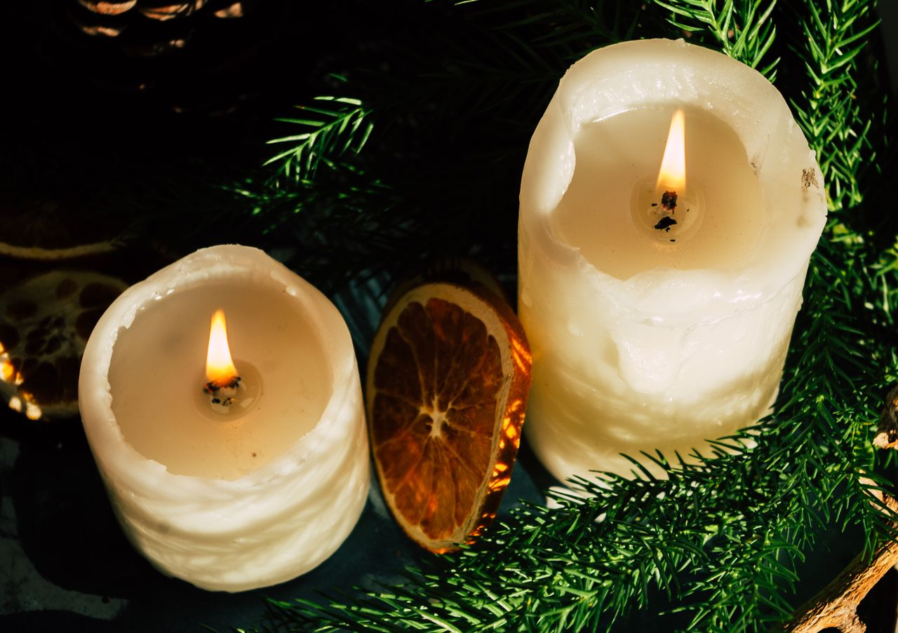 Citrus Marigold candle